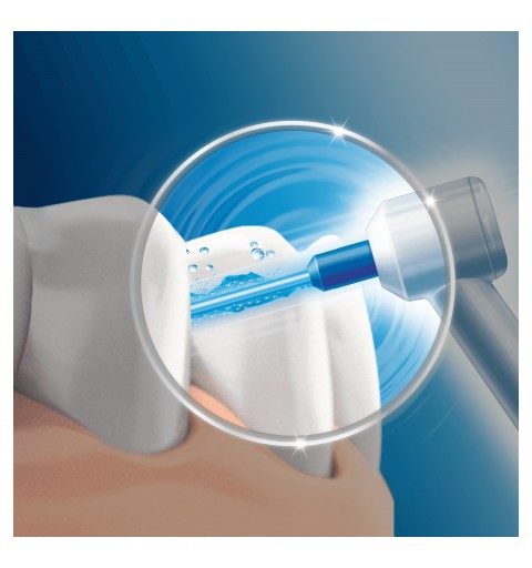 Oral-B WaterJet 139805 Elektrische Zahnbürste Erwachsener Rotierende-vibrierende Zahnbürste Blau, Weiß