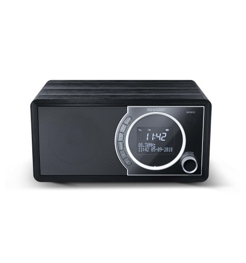 Sharp DR-450 Persönlich Digital Schwarz, Edelstahl