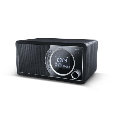 Sharp DR-450 Persönlich Digital Schwarz, Edelstahl