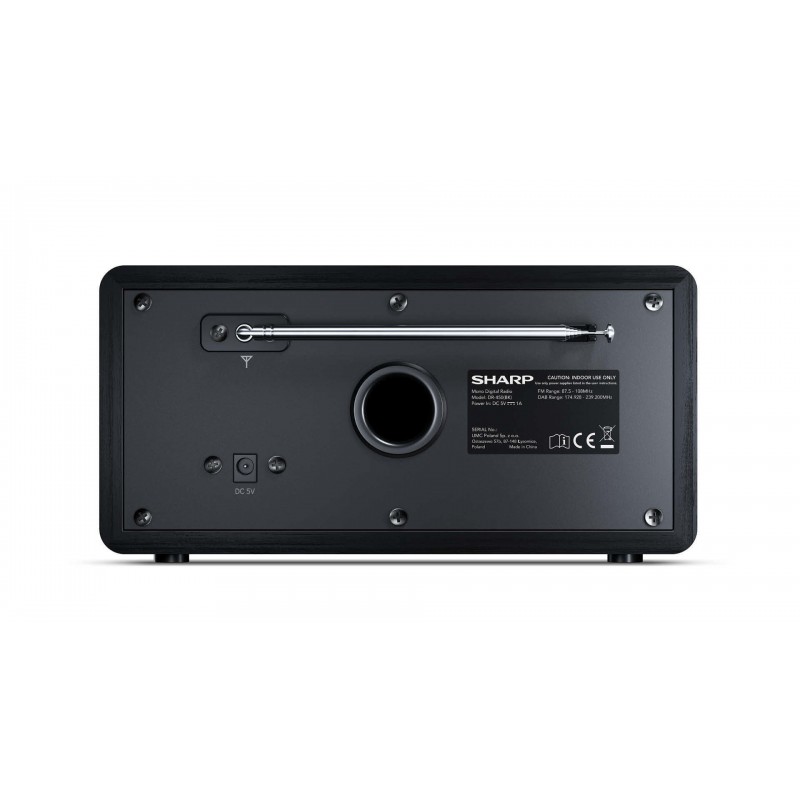 Sharp DR-450 Personnel Numérique Noir, Acier inoxydable