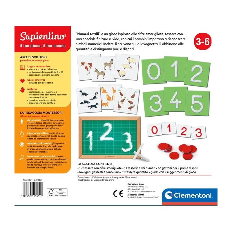 Clementoni Montessori 16361 jouet d'apprentissage