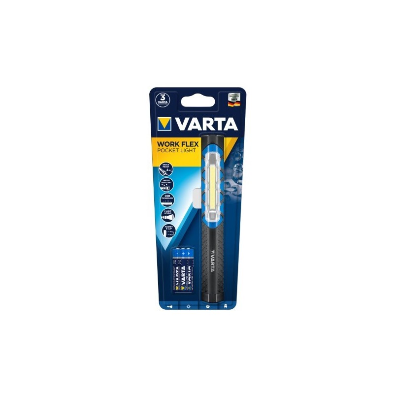 Varta 85131000 Black Hand flashlight COB LED