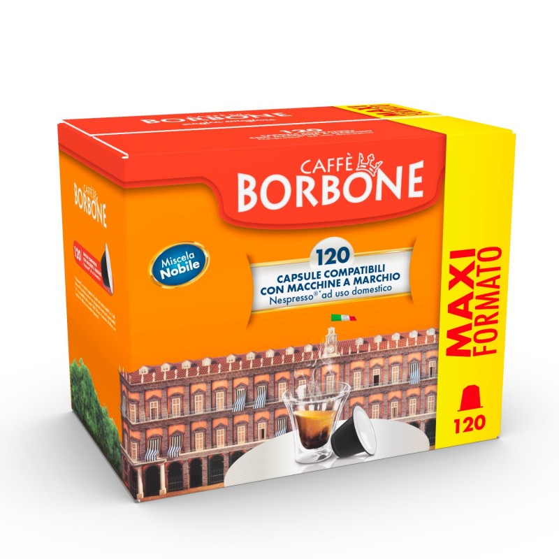 Caffe Borbone REBBLUNOBILE120P bolsita y cápsula de café 120 pieza(s)