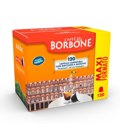 Caffe Borbone REBBLUNOBILE120P bolsita y cápsula de café 120 pieza(s)