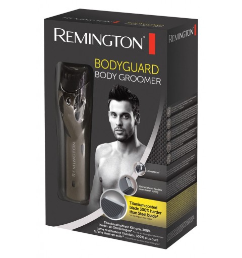 Remington BHT2000A afeitadora corporal Negro, Plata