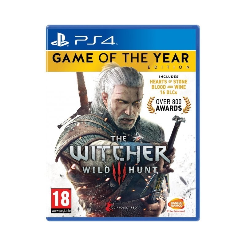BANDAI NAMCO Entertainment The Witcher 3 Wild Hunt - Game of the Year Edition, PlayStation 4 Estándar Inglés