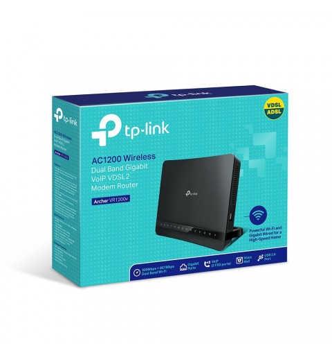 TP-LINK VR1200v router Negro