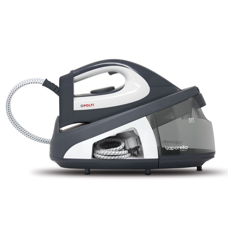 Polti Vaporella Simply VS10.12 2200 W 1.5 L Ceramic soleplate Black, Grey, White