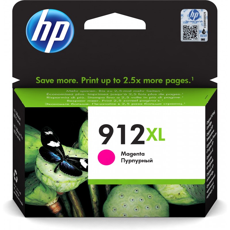 HP Cartuccia di inchiostro magenta originale 912XL ad alta capacità