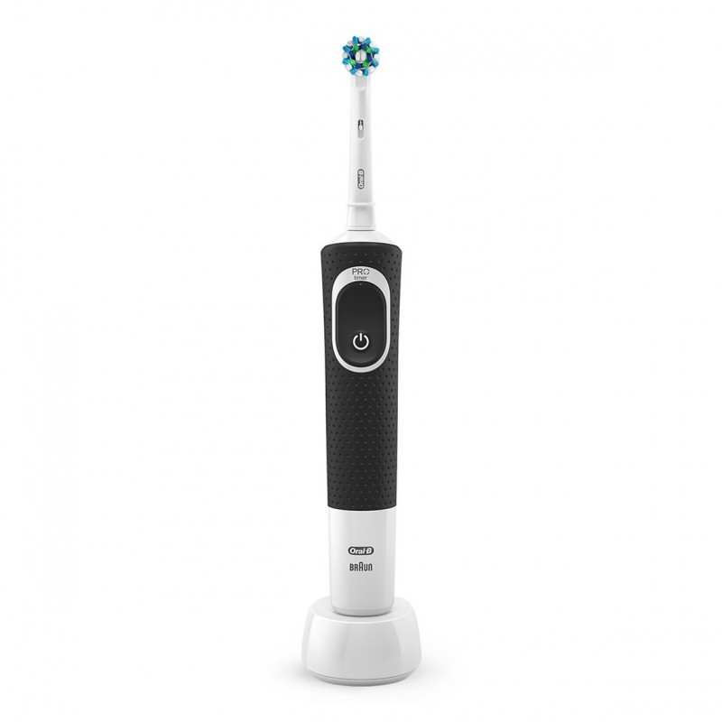 Oral-B Vitality 100 CrossAction Adulte Brosse à dents rotative oscillante Noir, Blanc