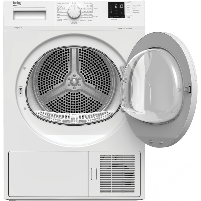 Beko DRXS722W secadora Independiente Carga frontal 7 kg A++ Blanco