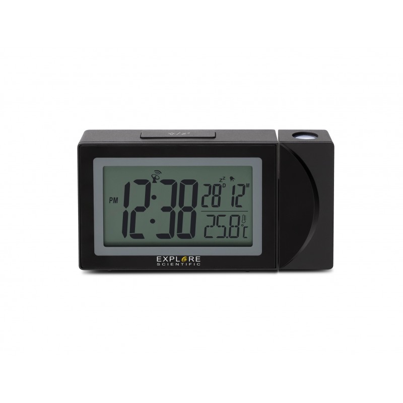 Explore Scientific RDP1002 alarm clock Digital alarm clock Black