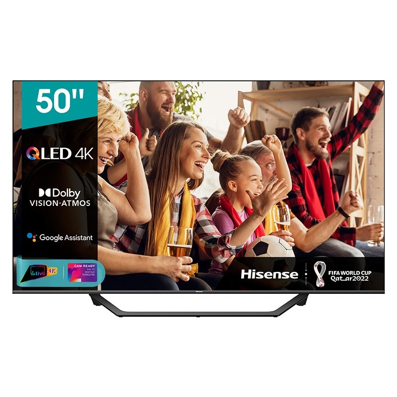 Hisense 50A72GQ Televisor 127 cm (50") 4K Ultra HD Smart TV Wifi Negro, Gris