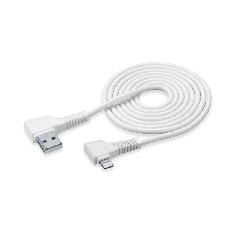 Cellularline USBDATALCMFI2MW Lightning-Kabel 2 m Weiß