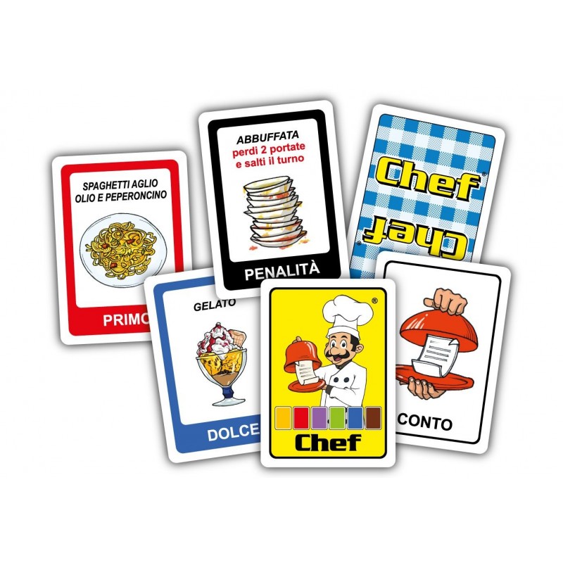 Dal Negro Chef Jeu de carte par accumulation