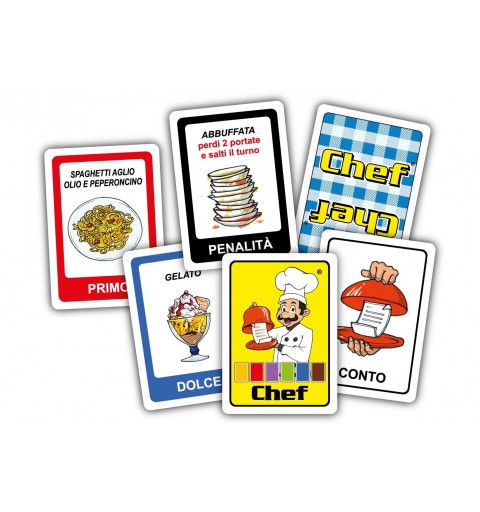 Dal Negro Chef Jeu de carte par accumulation