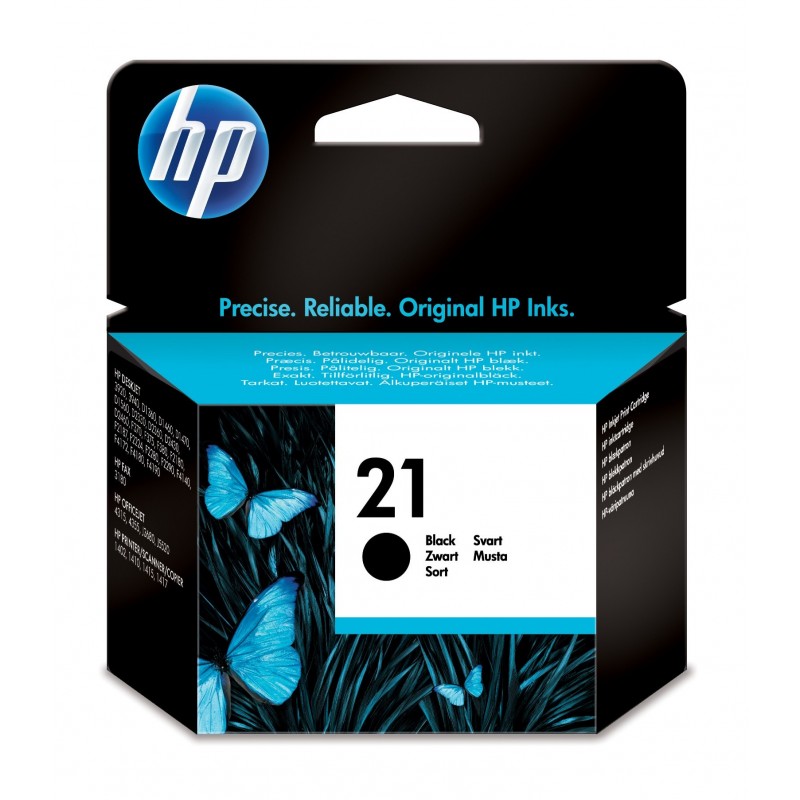 HP Cartucho de tinta original 21 negro