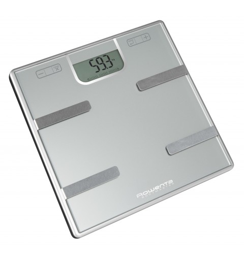 Rowenta Bodymaster Rectangle Argent Pèse-personne électronique