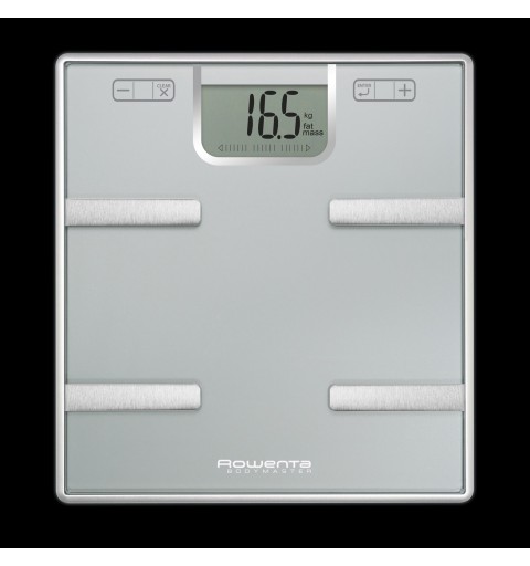 Rowenta Bodymaster Rectangle Silver Electronic personal scale