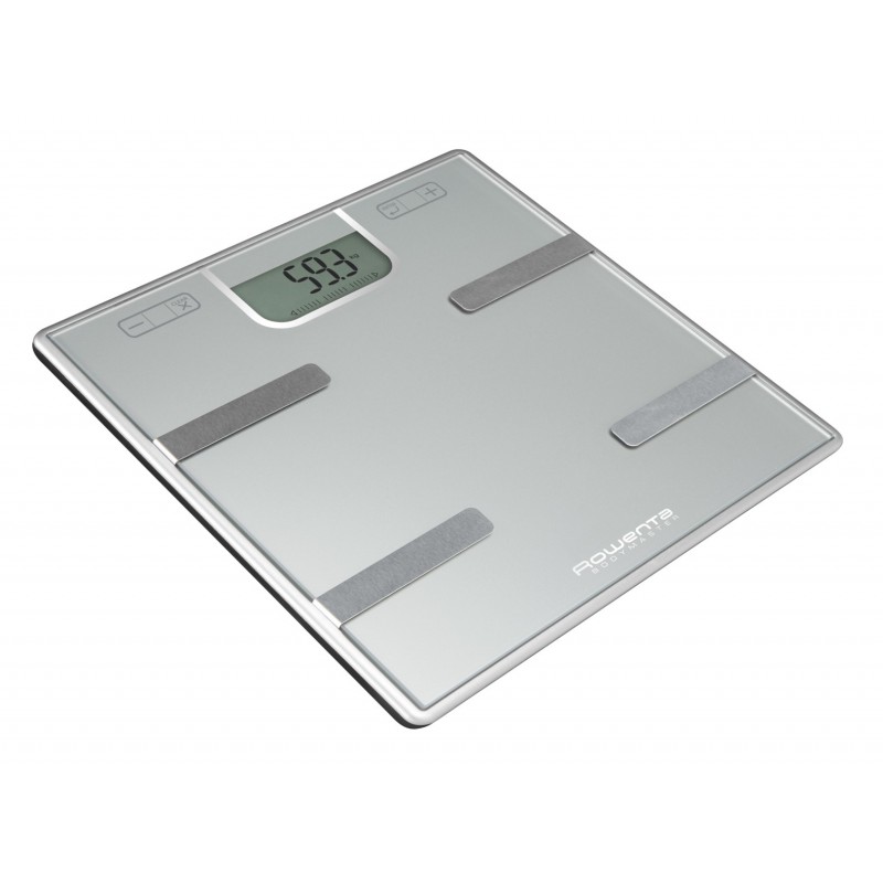 Rowenta Bodymaster Rechteck Silber Elektronische Personenwaage