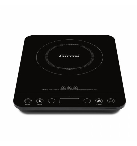 Girmi PI03 Black Countertop Zone induction hob 1 zone(s)