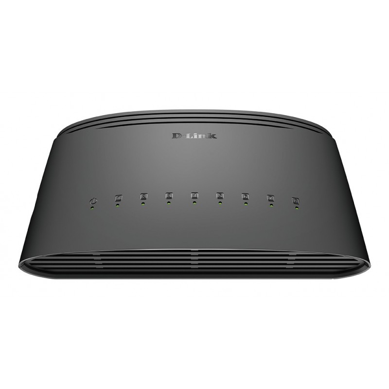 D-Link DGS-1008D E commutateur réseau Non-géré L2 Gigabit Ethernet (10 100 1000) Noir