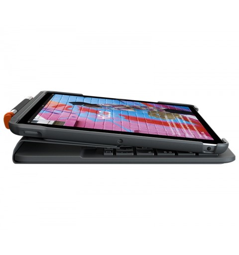 Logitech Slim Folio for iPad (7th, 8th, & 9th generation) Grafito Bluetooth QWERTY Italiano