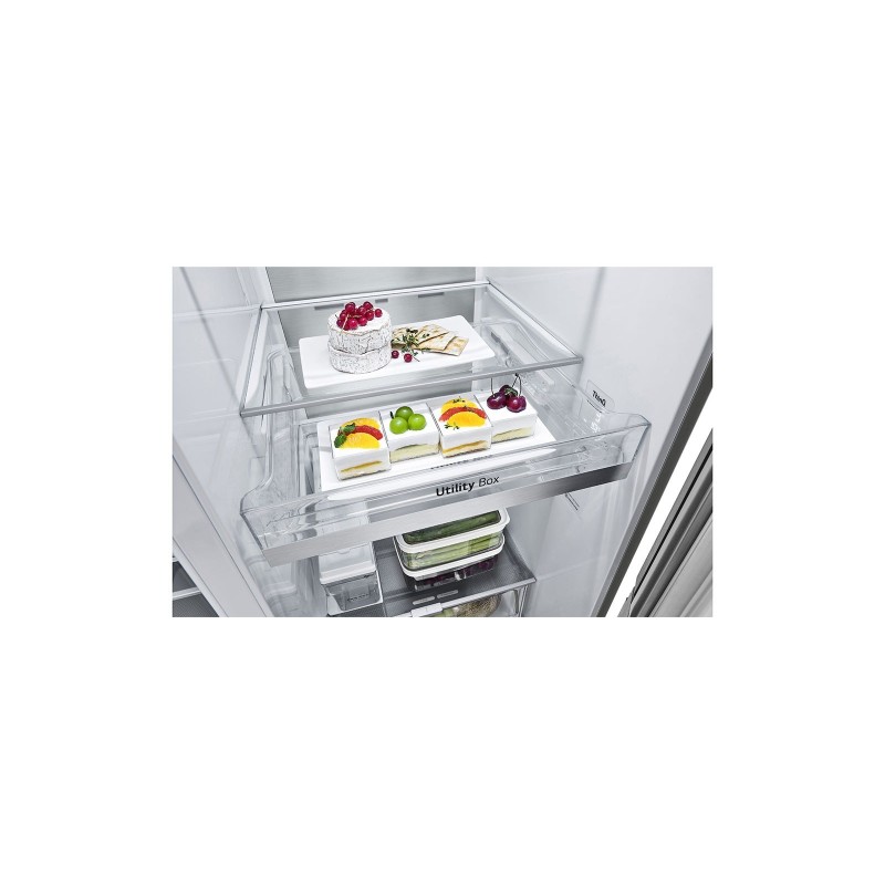 LG GSXV91MBAF side-by-side refrigerator Freestanding 635 L F Stainless steel