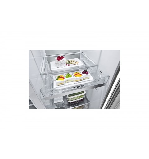 LG GSXV91MBAF side-by-side refrigerator Freestanding 635 L F Stainless steel