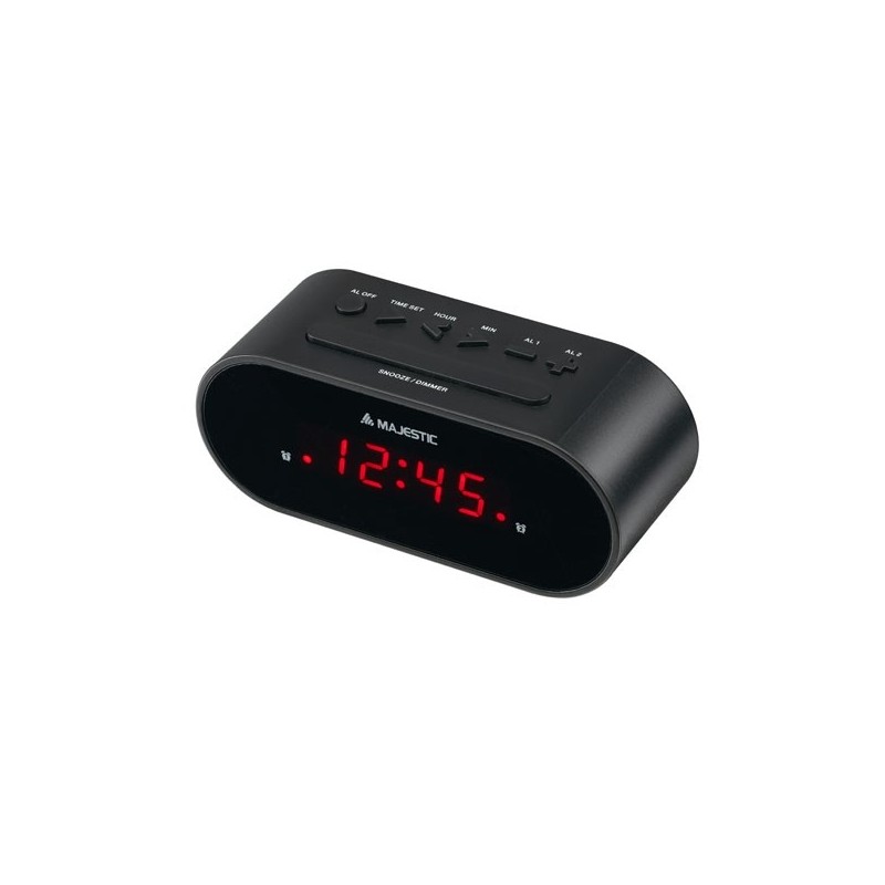 New Majestic SVE-235 Digital alarm clock Black