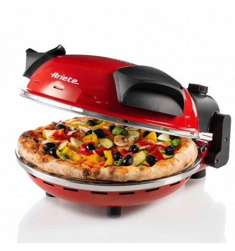 Ariete 0909 macchina e forno per pizza 1 pizza(e) 1200 W Nero, Rosso