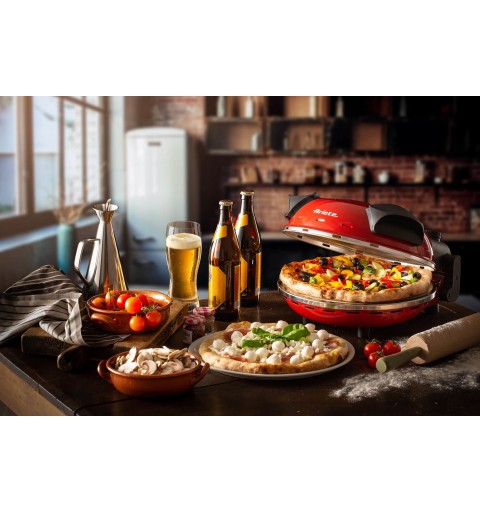Ariete 0909 fabricante de pizza y hornos 1 Pizza(s) 1200 W Negro, Rojo