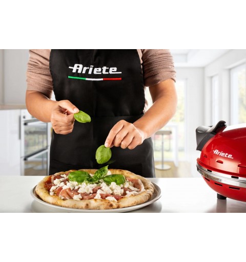 Ariete 0909 fabricante de pizza y hornos 1 Pizza(s) 1200 W Negro, Rojo