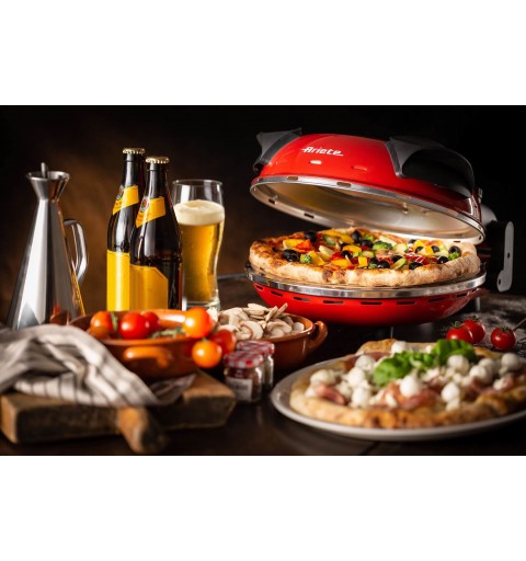 Ariete 0909 fabricante de pizza y hornos 1 Pizza(s) 1200 W Negro, Rojo