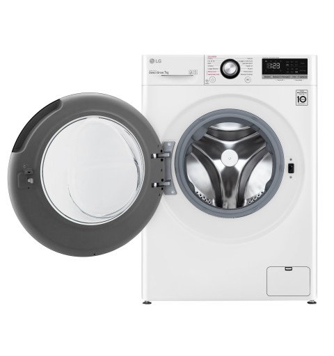 LG F2WV3S7S6E.ABWQPIS machine à laver Charge avant 7 kg 1200 tr min D Blanc