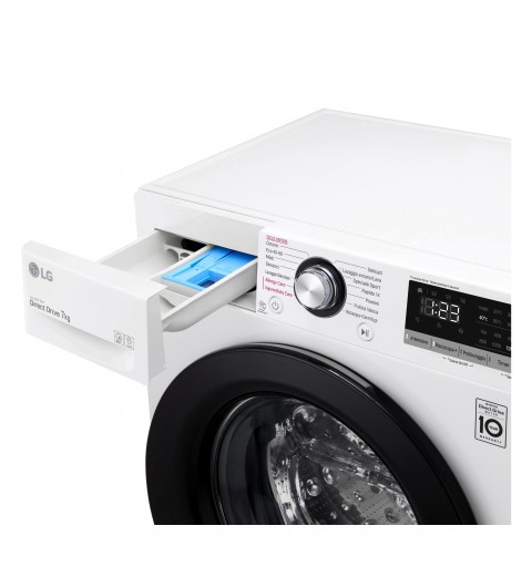 LG F2WV3S7S6E.ABWQPIS machine à laver Charge avant 7 kg 1200 tr min D Blanc