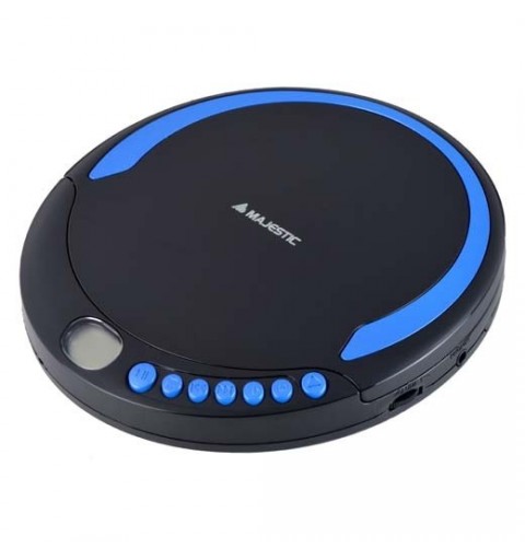 New Majestic DM-1550 Lecteur CD portable Noir, Bleu
