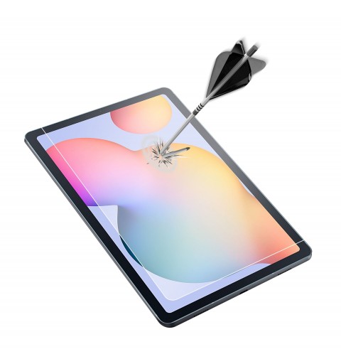 Cellularline Impact Glass - Galaxy Tab S6 Lite Vetro temperato sottile e resistente Trasparente