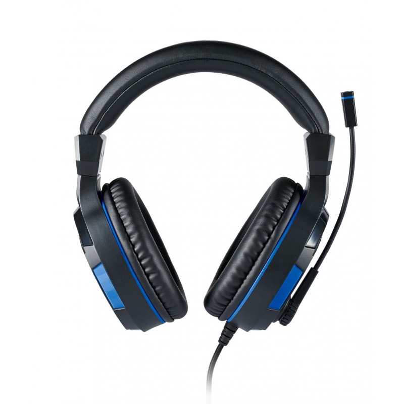 Bigben Interactive PS4OFHEADSETV3 cuffia e auricolare Cablato A Padiglione Giocare Nero, Blu