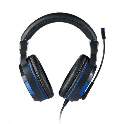 Bigben Interactive PS4OFHEADSETV3 cuffia e auricolare Cablato A Padiglione Giocare Nero, Blu