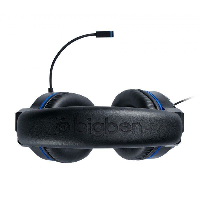 Bigben Interactive PS4OFHEADSETV3 auricular y casco Auriculares Alámbrico Diadema Juego Negro, Azul