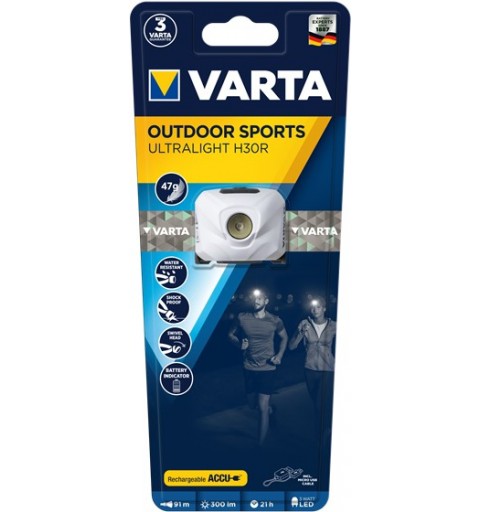 Varta ULTRALIGHT H30R Bianco Torcia a fascia LED