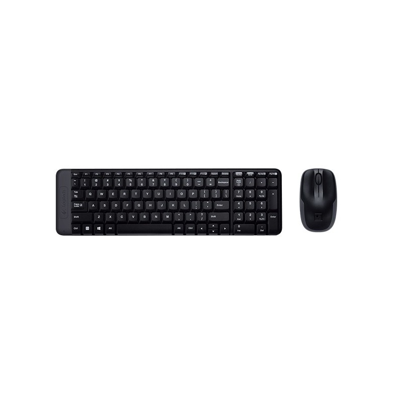 Logitech Wireless Combo MK220 clavier RF sans fil QWERTY Italien Noir