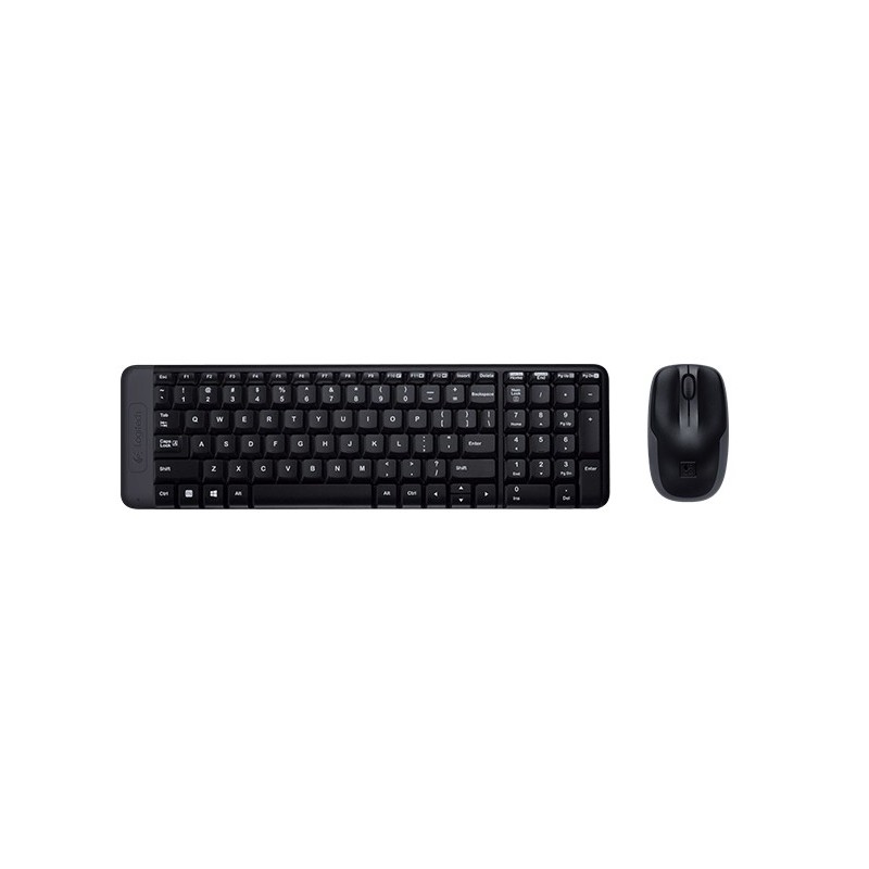 Logitech Wireless Combo MK220 Tastatur RF Wireless QWERTY Italienisch Schwarz