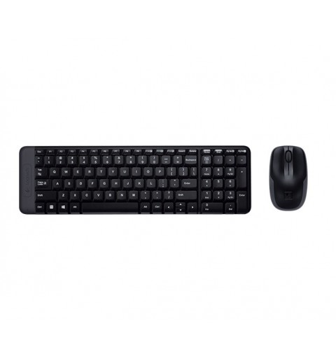 Logitech Wireless Combo MK220 Tastatur RF Wireless QWERTY Italienisch Schwarz