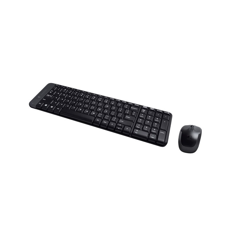 Logitech Wireless Combo MK220 Tastatur RF Wireless QWERTY Italienisch Schwarz
