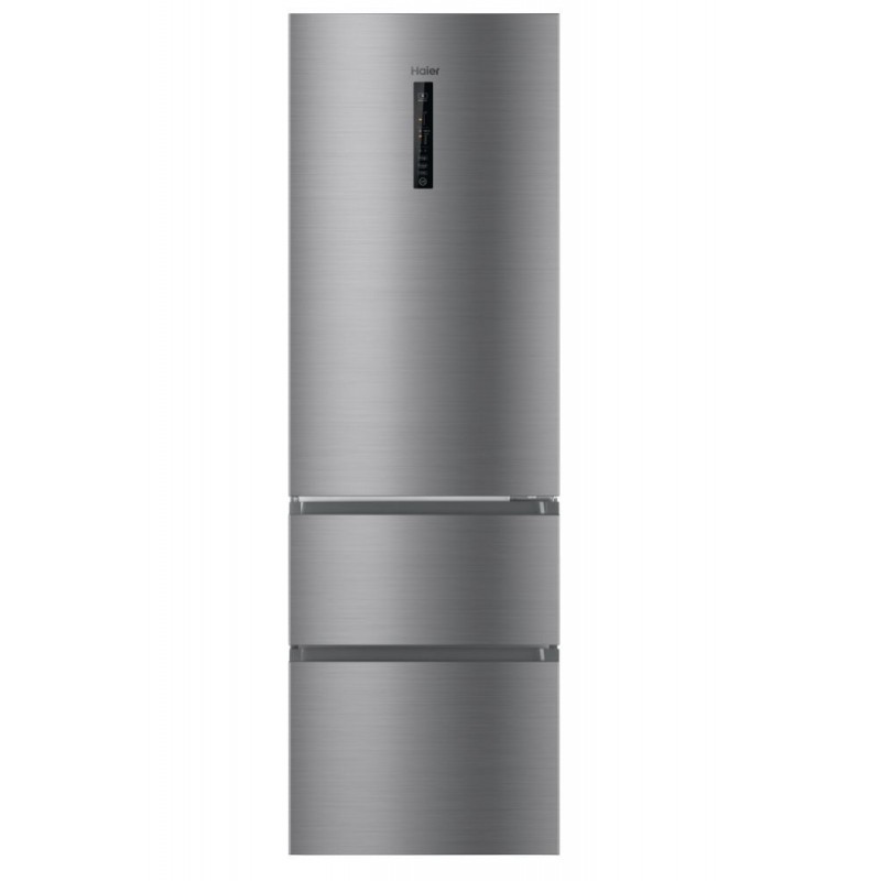 Haier 3D 60 Serie 3 HTR3619FNMN réfrigérateur-congélateur Autoportante 348 L F Argent