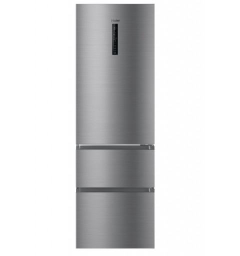 Haier 3D 60 Serie 3 HTR3619FNMN réfrigérateur-congélateur Autoportante 348 L F Argent