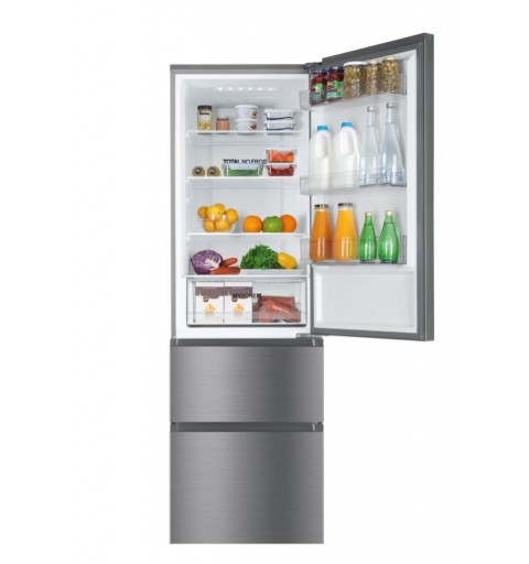 Haier 3D 60 Serie 3 HTR3619FNMN réfrigérateur-congélateur Autoportante 348 L F Argent