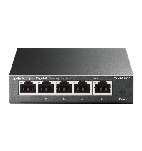 TP-LINK TL-SG105S Non-géré L2 Gigabit Ethernet (10 100 1000) Noir